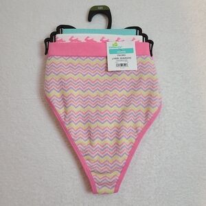 Walmart 3pk Seamless Stretch Nylon Easter Thong Panties Size XL